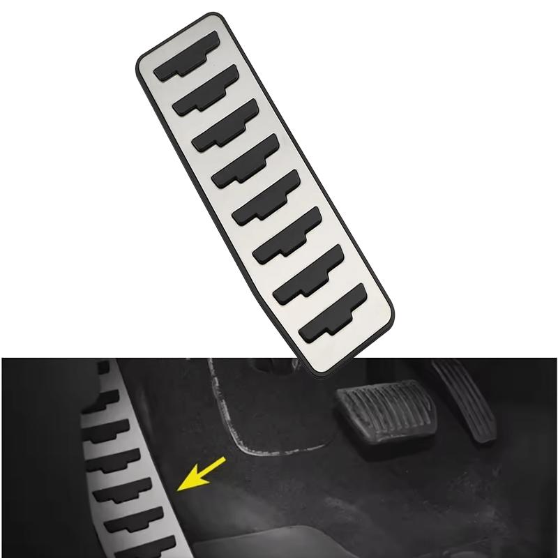 1 Pcs Footrest Pedals Cover Footrest Pedal Pads Foot Rest Dead Pedal Pad Cover for Land Rover Range Rover Evoque 2012-