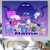 Personalized Nanimate Insanity Background Tapestry,Custom Name Birthday Party,Multifunctional Wall Decoration for Home Decor,Various Occasions