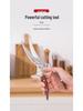Heavy-Duty All-Steel Multifunctional Kitchen Scissors for Chicken Bone and Feet