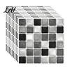 Waterproof Kitchen Backsplash Decal 10Pcs 3D Mosaic Wall Sticker Oil-Proof Tile Decal Peel And Stick Stickers Backsplash Self-Adhesive Bathroom