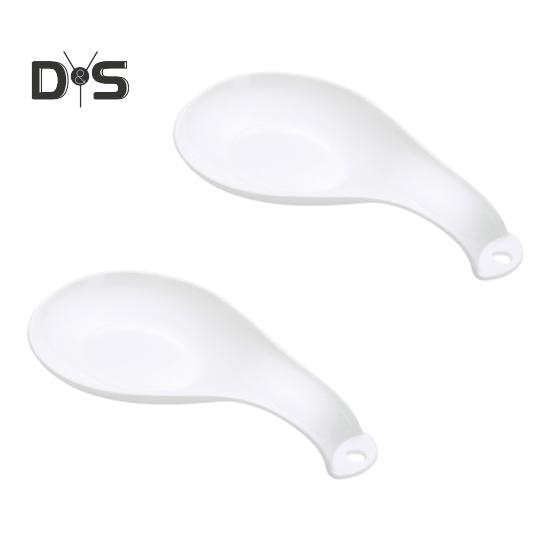 2Pcs Spoon Rest for Stove Top Durable Plastic Spoon Holder Kitchen Utensils Holder Easy To Clean Spoon Mat Compact Size Ladle Holder Stylish Look