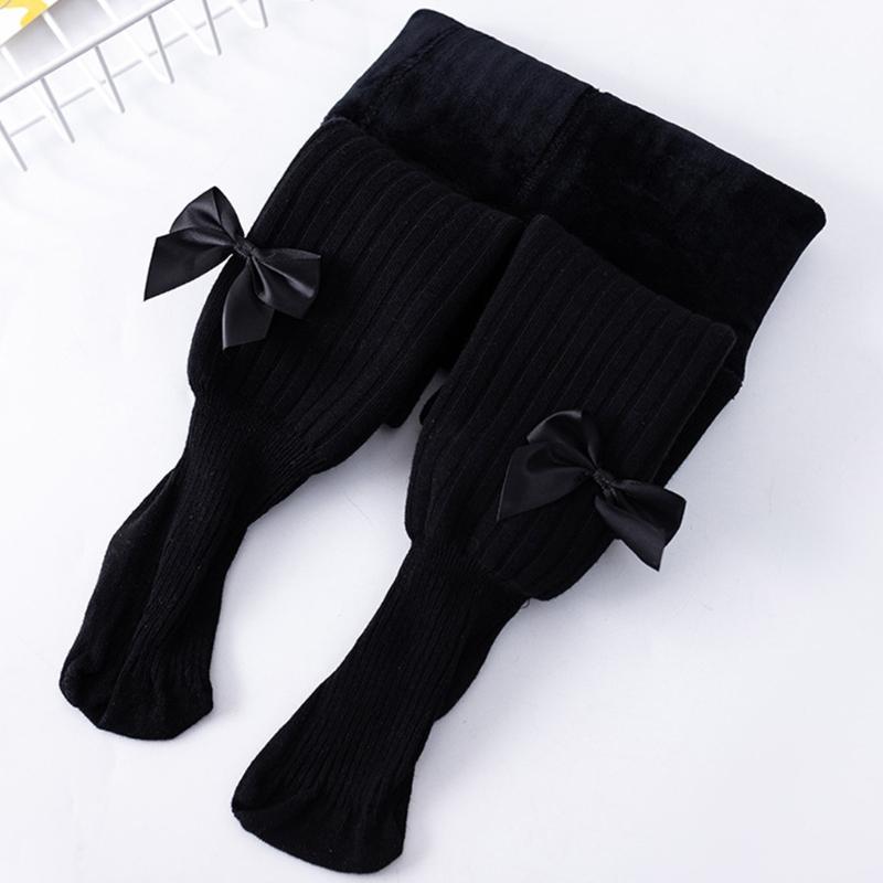 Girls Stretchy Tights Pantyhose Winter Leggings Kids Leg Warmer Child Autumn Leggings Thick Velvet Fleece Lined Leggings