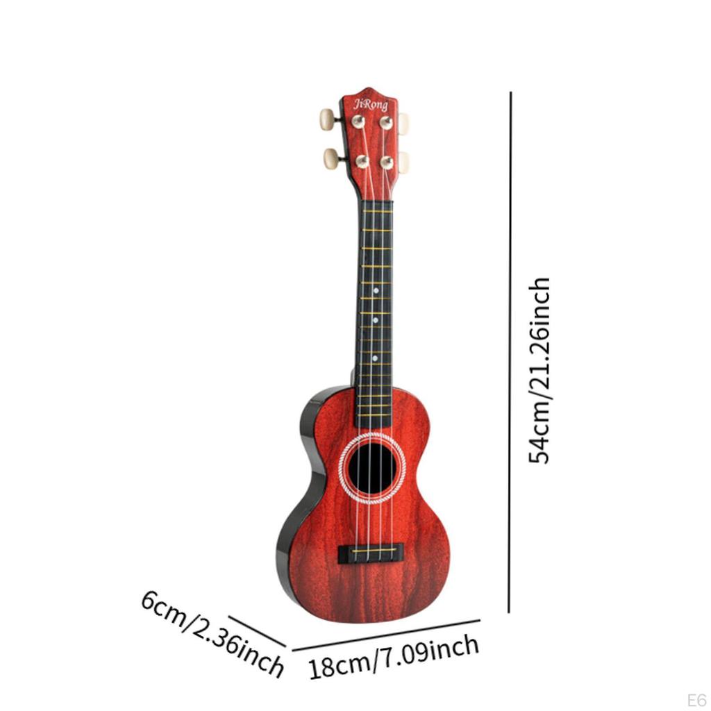 Dziecięce ukulele zabawka muzyczna gitara czterostrunowa lekki instrument dla młodych uczniów