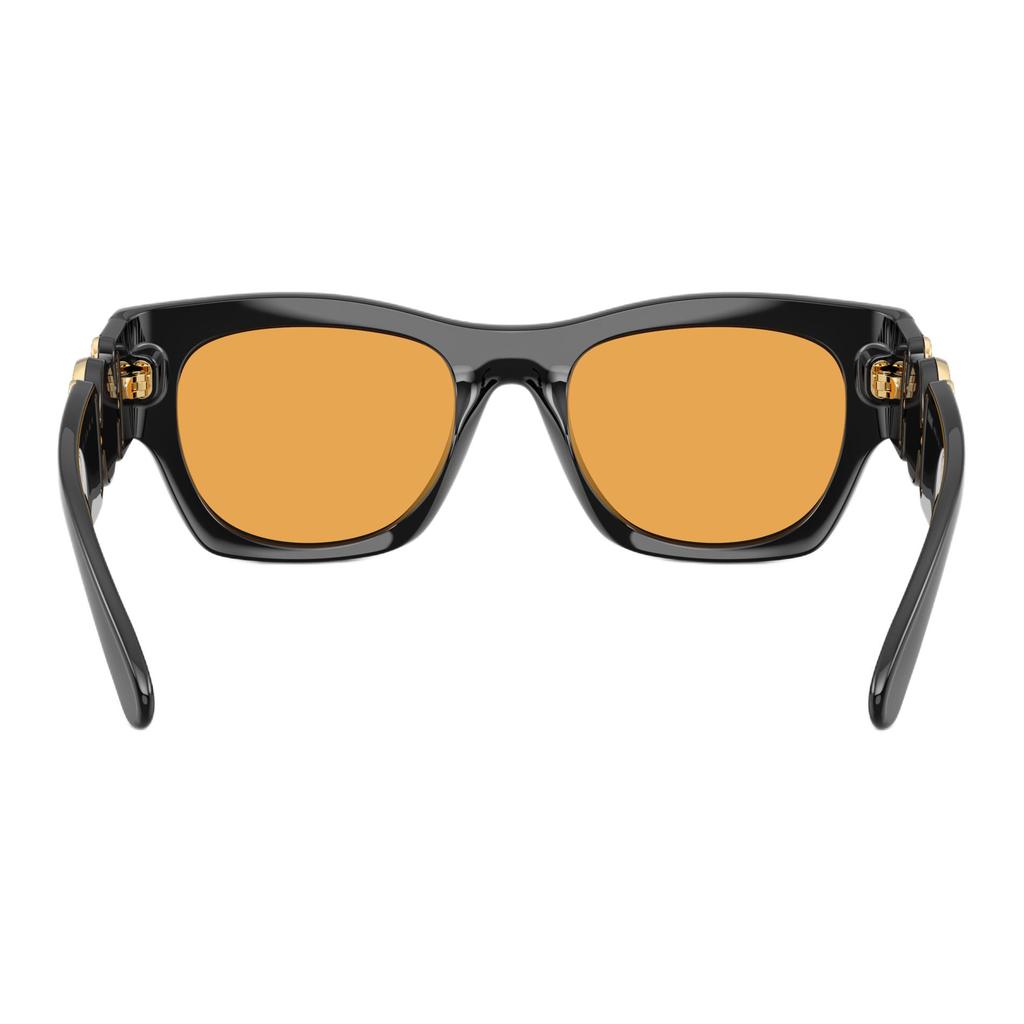 Versace Medusa Logo Design Square Sunglasses Unisex sunglasses Black 0VE4479U-GB1/7