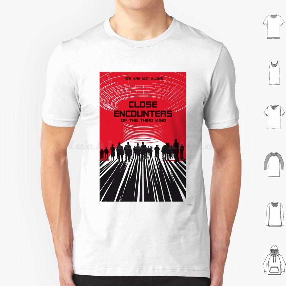 T Shirt 6xl Cotton Cool Tee Movie Cinema Cinephile Retro Scifi Ufo Minimalist I Want To Believe Universe Steven Spielberg