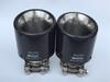 1pcs Car Carbon Fiber Exhaust Tip Muffler Pipe Universal Pipes Tail 63mm 2.5"Inlet 114mm 4.5"Outlet