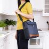 Borsa Termica Porta Pranzo Isolata di Grande Capacità Anti-perdita con Tracolla Porta Pranzo Termico Impermeabile Portatile con Cerniera