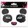 Halloween Christmas Diamond Animal Face Stickers Festival Party Stage Makeup Role Play Sparkling Diamond Mask Stickers