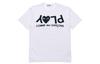 Comme Des Garcons Play Inverted Text T Shirt AZ-T068-051-1