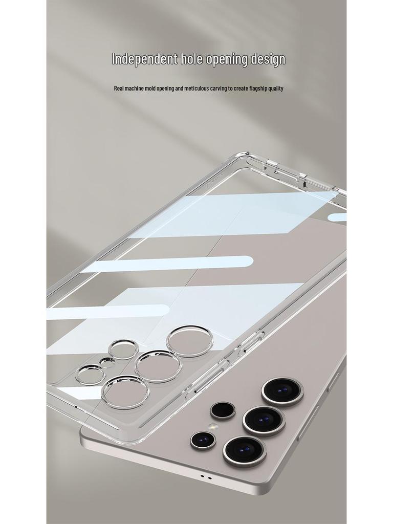 Galaxy S25 Case - Ultra Slim Transparent for S25Ultra and Creative Space Design for S25Plus