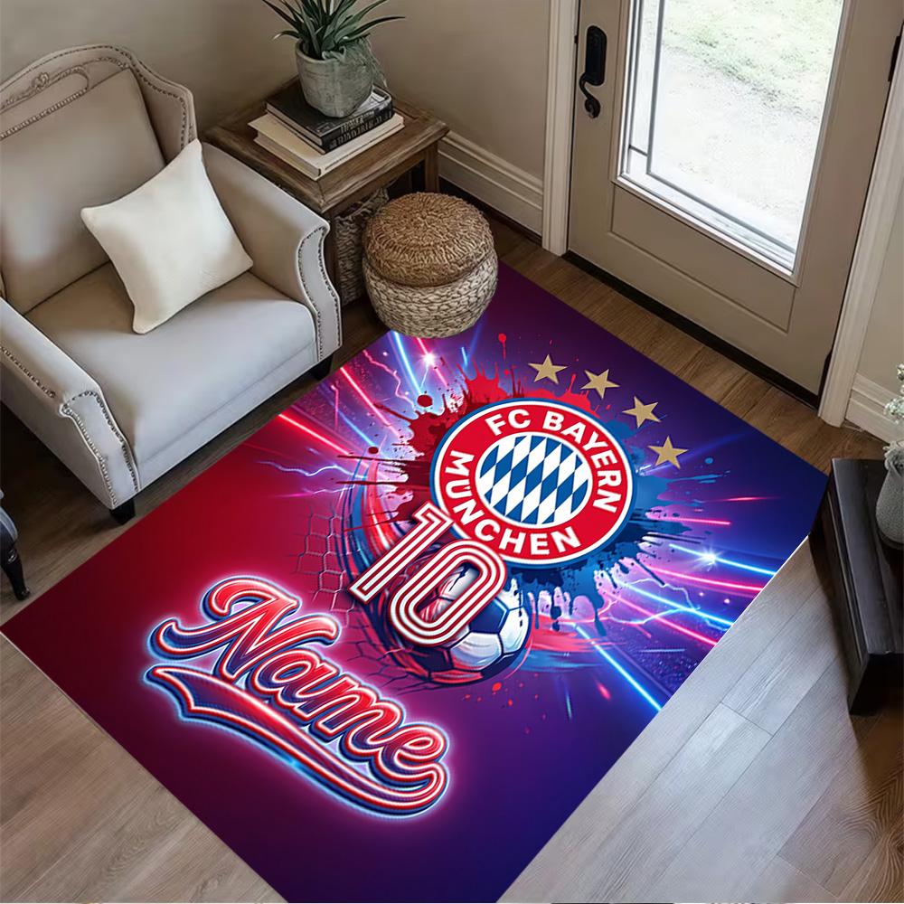 Bayern Munich Fan Gear Floor Mat Suitable for Living Rooms Study Room Decorate Room Dormitory Antislip Carpet Office Home Decor