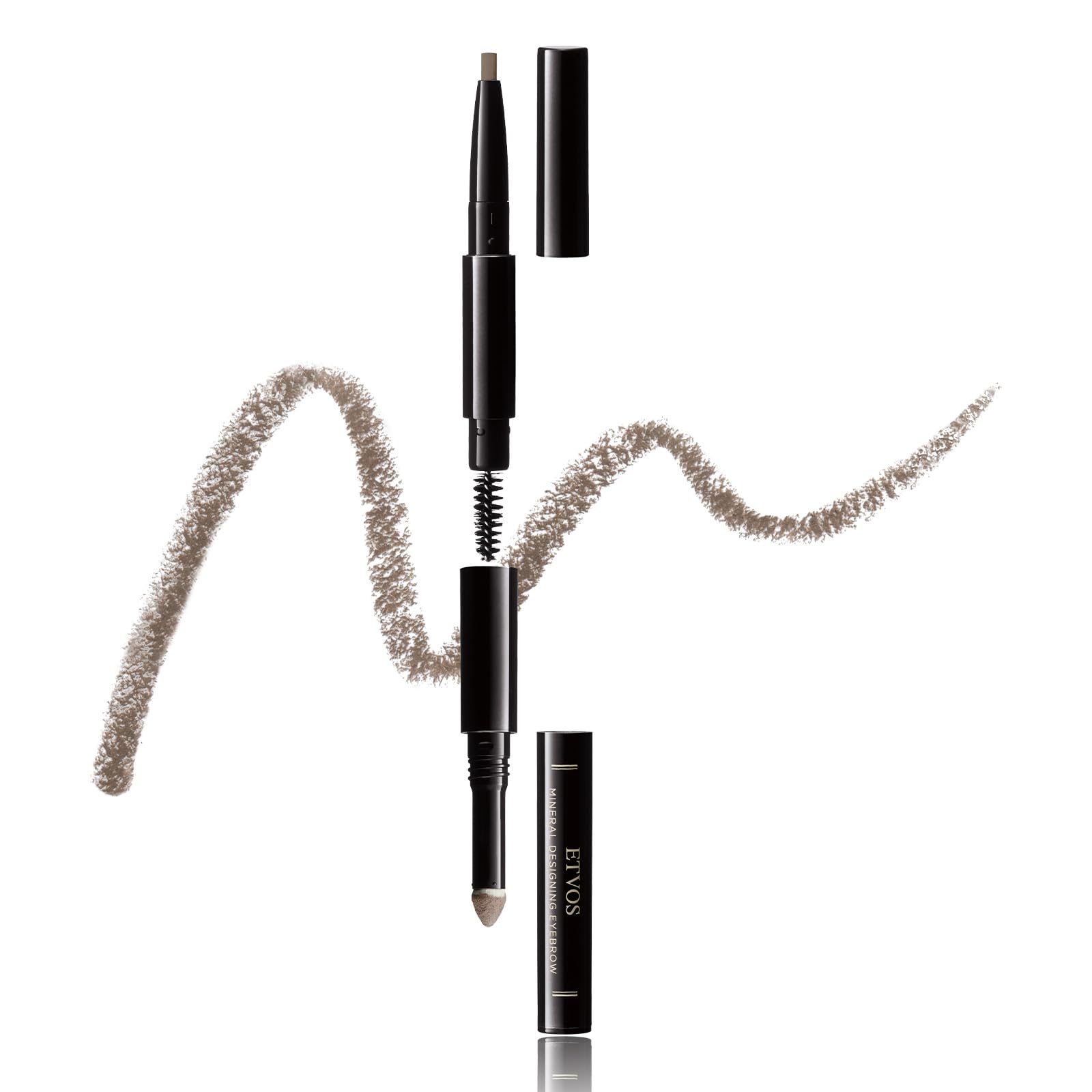 ETVOS Mineral Designing Eyebrow (Main Unit) #Ash Brown (Sensitive Skin Eyebrow, Soap-Removable, Mineral)