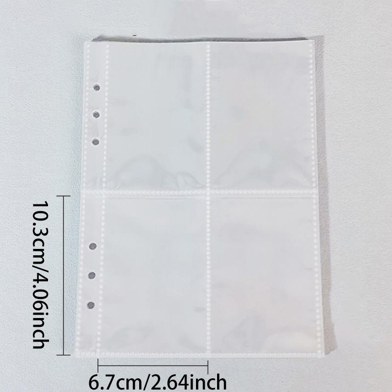 A5 Star Photocard Binder Shinning Protective Sleeves Clear Refillable Notebook Shell Binder Photocard Album 10 Inner Pages High Quality