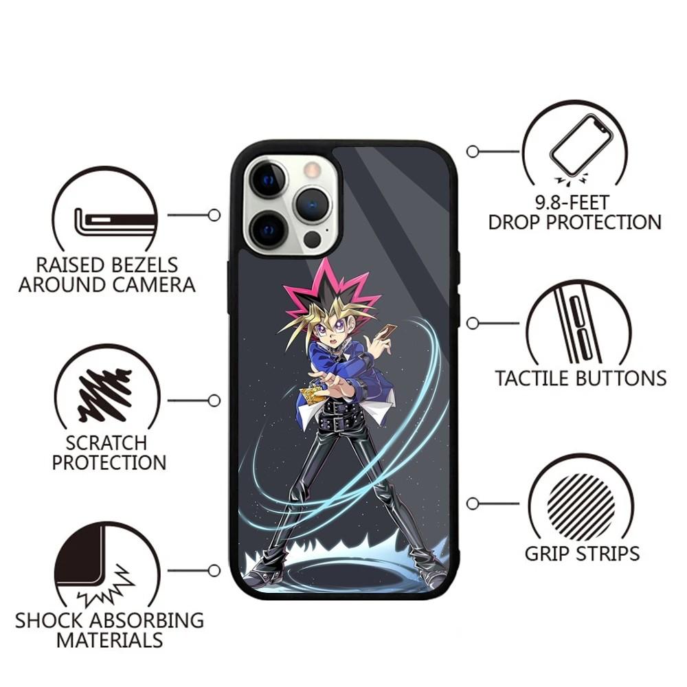 Anime Y-Yu-Gi-Oh Phone Case For iPhone 16,15,14,13,12,11,Plus,Pro,Max,Mini Magsafe Magnetic Wireless Charging