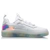 Li Ning CF Split Cow Leather, TPU Coverage Thermal Slip Resistant Low top Sports Casual Shoes Men's White Silver AGCP289-15