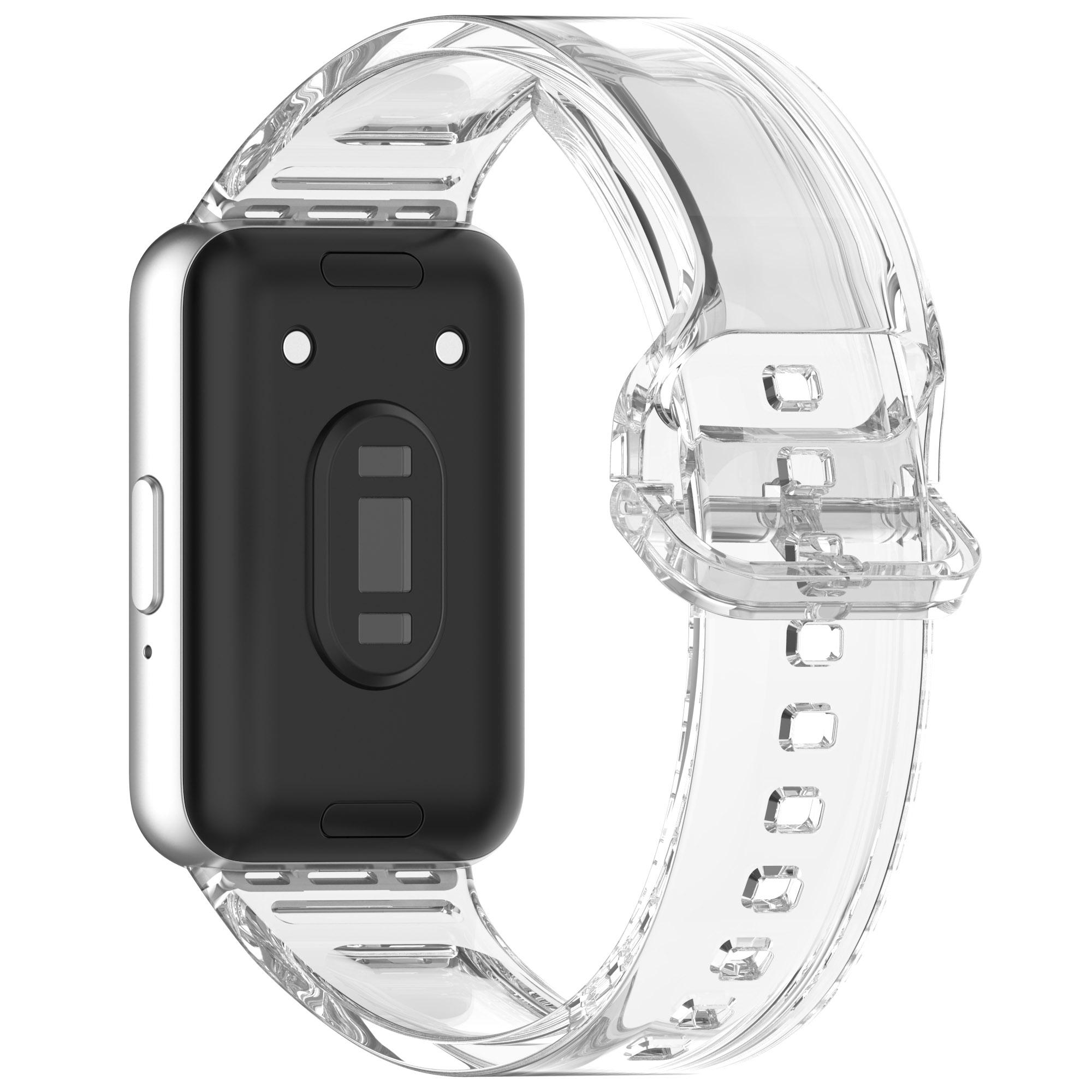 

Для Samsung Galaxy Fit3 R390 ТПУ Ремешок для часов Меняющий цвет Наручный ремешок Transparent