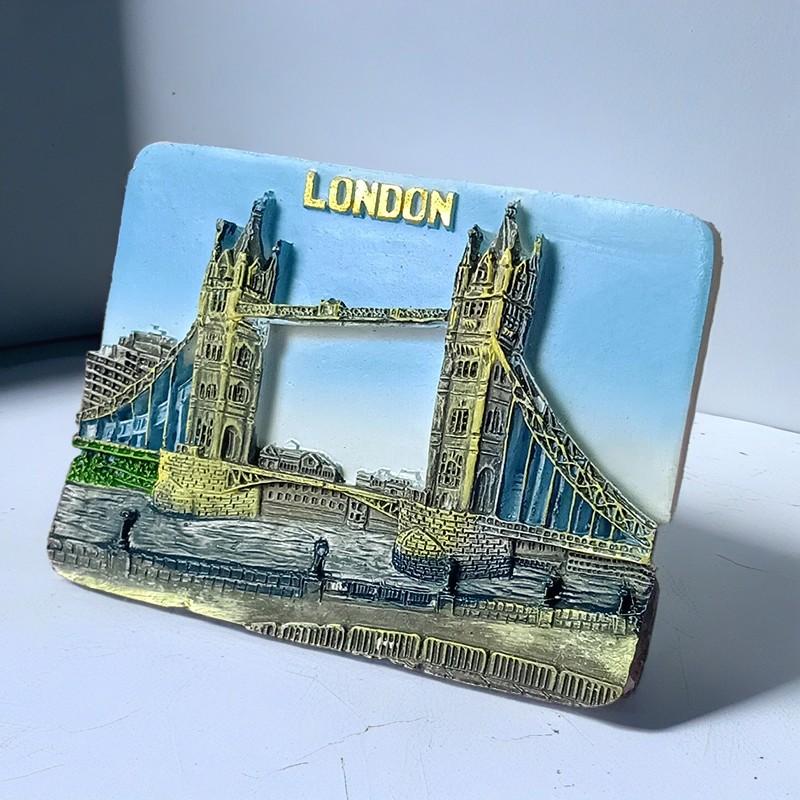 Europe  UK London 3D Refrigerator Stickers Fridge Magnets Tourist Attractions  Refrigerator Stickers Souvenirs London Handmade C