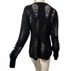 Punk Gothic Hole Sweaters Women Hollow Out Broken Fashion Sweater Autumn Winter Pullover Sweaters Woman