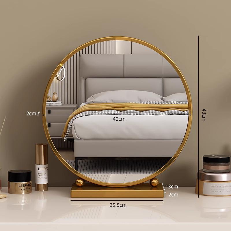 Smart Vanity Makeup Mirror with Lights for Bedroom and Desktop