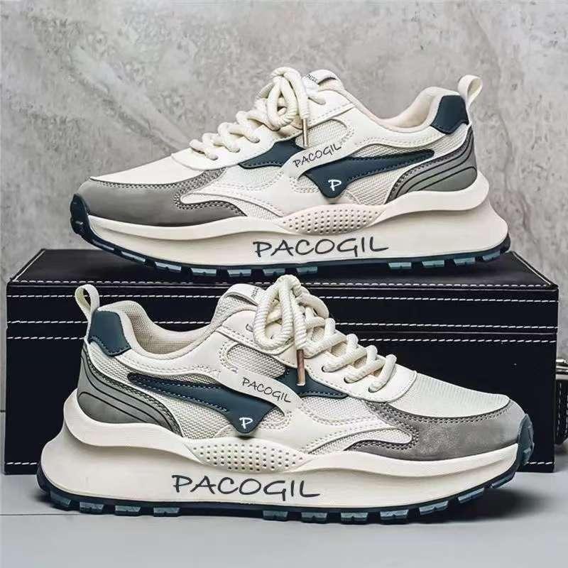 New Men's Shoes Breathable Casual Mesh Shoes Men's Trend Spring and Summer Casual Sports Shoes