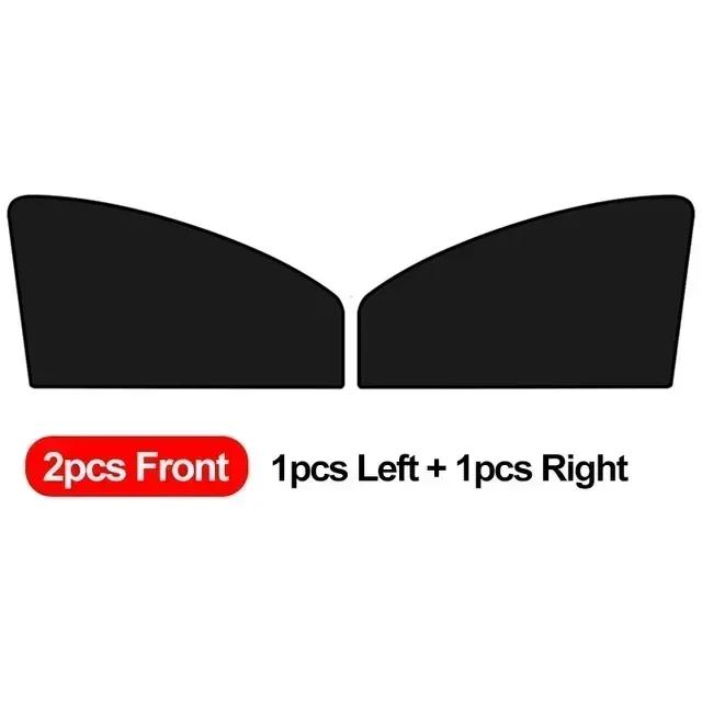 Universal Side Window Shades Summer Protection Magnetic Car Sun Shade Foldable Window Curtain Cover Front Rear Auto Accessories