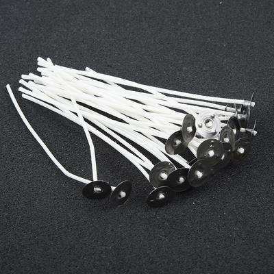 4\\\" Making 10cm Wholesale Home 30 Pcs Cotton Cores Pre Waxed Candle Wicks With Sustainers 100mm 30x Kits Latest