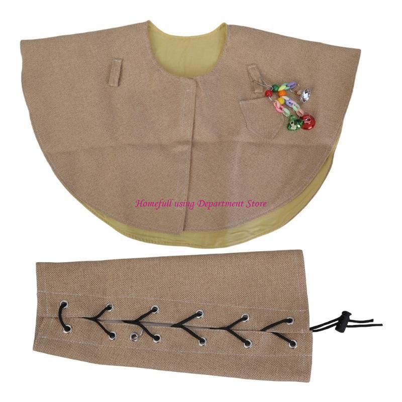 Multifunctional Parrots Shoulder and Arm Protector Set for Bird Lover with Easy Wear Design for Bird Training Use
