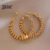 Stylish Earring Set 1 Pair Huggie Hoop Earrings for Women
