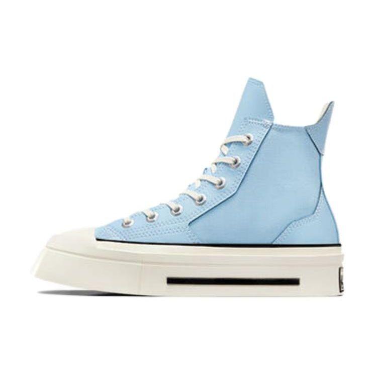 Converse Chuck 70 De Luxe Squared High True Sky Unisex Sneakers Blue Egret Black A07566C