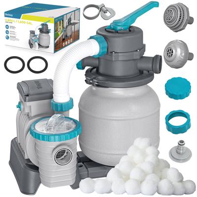 Bestway 58497 Pool Sandpumpe + Filterbälle 6056 l/h