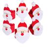Christmas Decorations 3d Santa Claus Non-woven Tablecloth Set For Hotels And Dining Tables In Stock