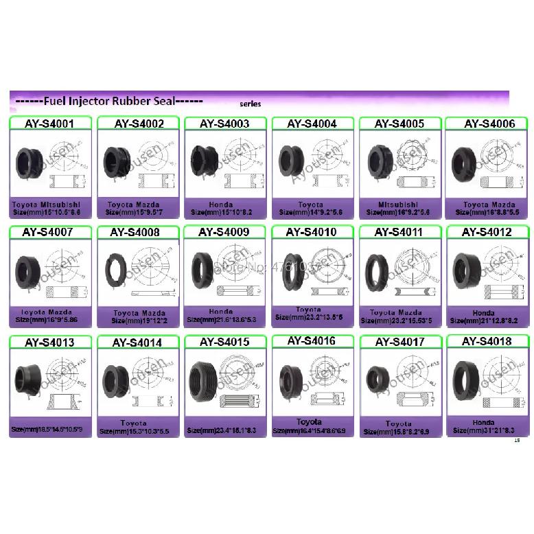 10 Sets Fuel Injector Repair Kit For Parts #117113124 FJ10045 For Chevy  Car Replacement  (AY-RK403)
