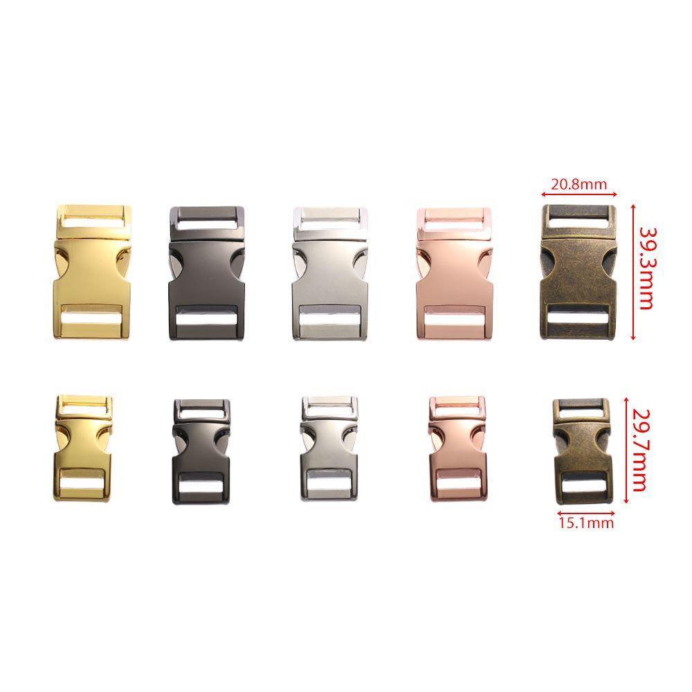 1pc 5 Colors Metal Curved Outdoor Camping Side Release Buckles Webbing Hardware Part Backpack Bags Accessories Pets Collar