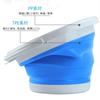 Foldable Soft Bucket Portable Travel Drinking Bottle Perfect for Camping Hiking Fishing Swimming Surfing Blue Orange Green Gray PP+TPE (Grey, 10L)
