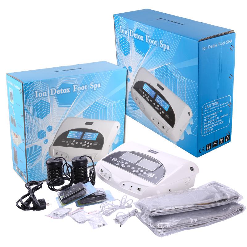 Dual Ionic Cleanse Detox Machine Electric Massage Cell Cleaning Feet Device Footbath Salon Spa Muscle Massager Body Health Care