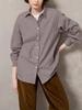 2025 New Women's Korean-Style Plaid Brushed Shirt - Loose Fit