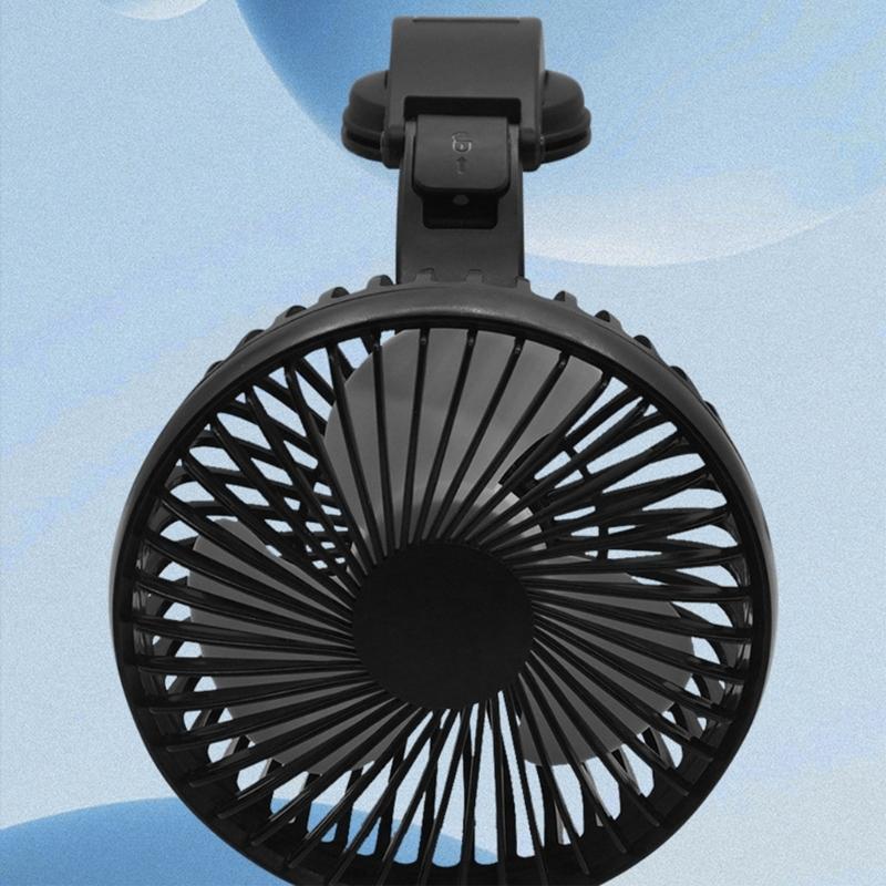 3 Speed USB Car Fan With Strong Wind Power And Quiet Operation For SUV Truck And Sedan