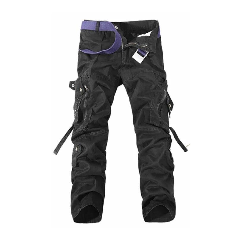 Men's Casual Pants Spring and Fall Outdoor Sports Pants Multi-pocket Cotton Work Pants