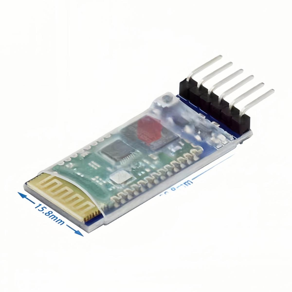 

HC-05 HC 05 hc-06 HC06 Радіомодуль Бездротовий Для Bluetooth Трансивер Ведучий Модуль RS232 / TTL до UART конвертер та адаптер для arduino білий