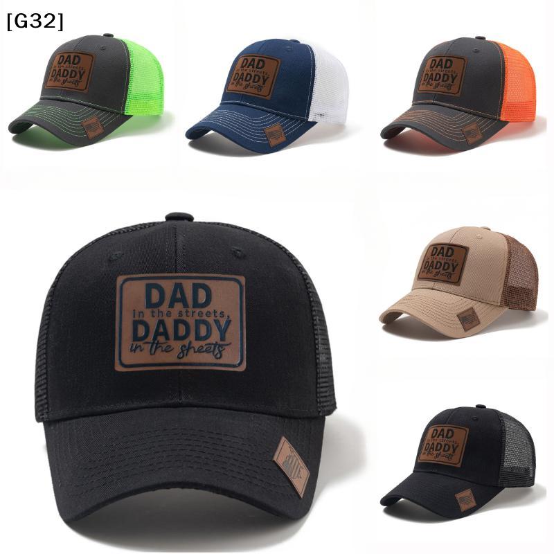 Unisex Summer Mesh Baseball Cap Dad Letter Patch Snapback Trucker Hat Breathable Casual Street Hip Hop Hat For Men Women[G32]
