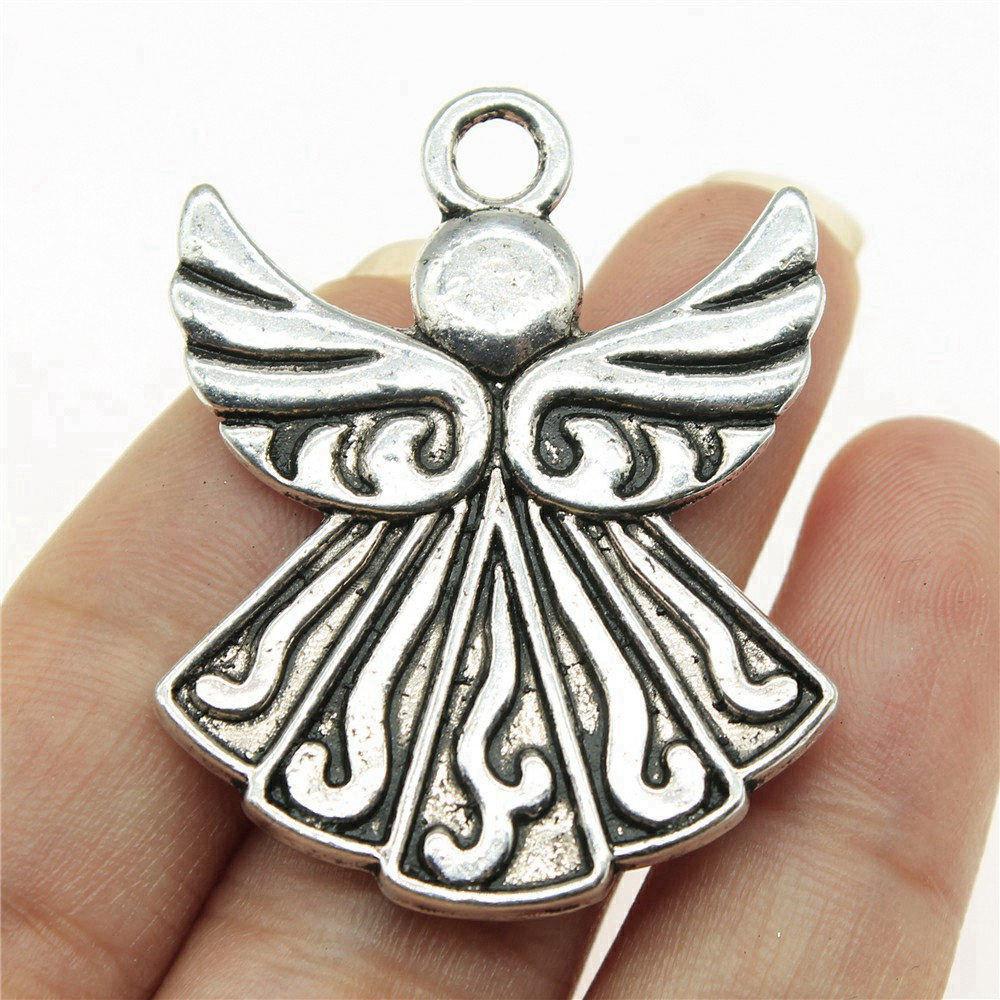 Big Angel Charms Pendant Couple Jewelry Unusual Gifts For