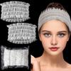 Hair Band Soft Breathable Non-Woven Material Elastic Disposable Spa Headband Massages Makeup Beauty Salon Hair Holder