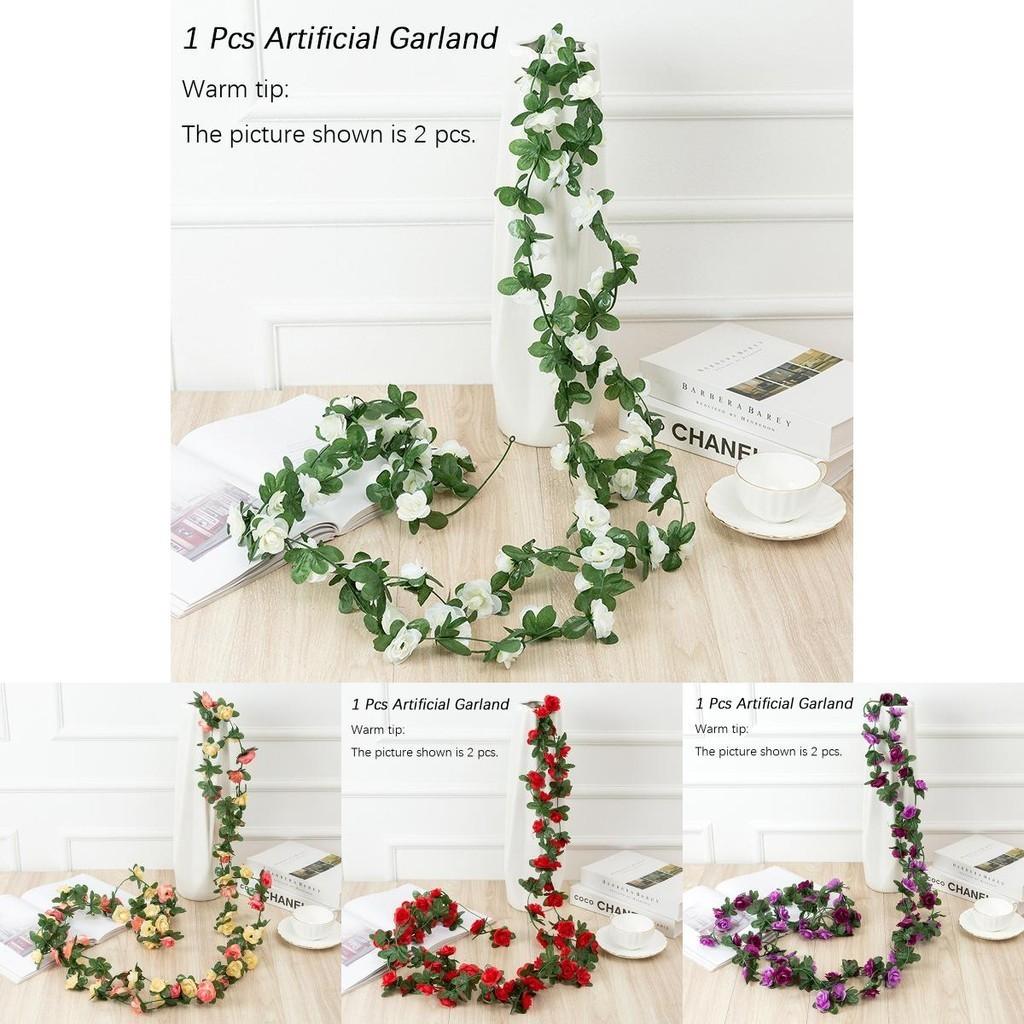 Stunning 2.5m Artificial Flowers Spring Small Peony Ivy Leaf Vine For Elegant Home Decor