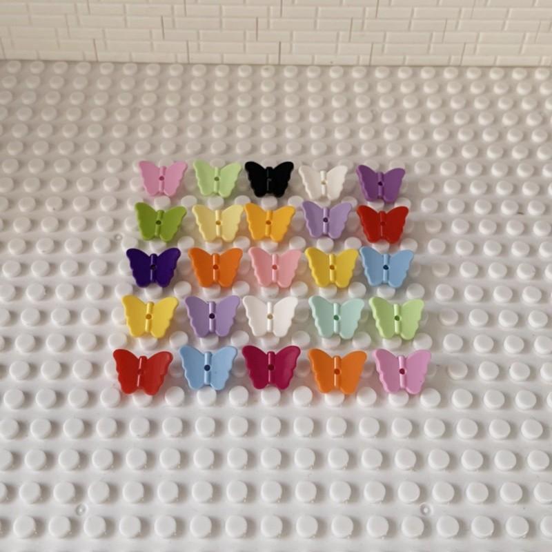 100 KS Mini Motýl Stavebnice Hmyzí Téma Dětské Hračky 80674 Zahrada DIY Dekorace MOC Kreativní Vzdělávací Kostky