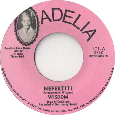 Disc de 7 inch WISDOM - Nefertiti 101 Adelia 1975 US Soul/Funk Folosit