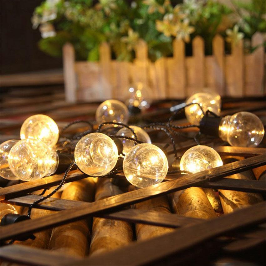 LED Fairy Lights Retro Bulb Garlands Battery-operated Garland New Year's Eve Decoration Wedding Party Garden Christmas Decor