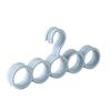 2pcs Multi Functional Circular Hanger, Scarf, Scarf, Tie, Belt Storage Hanger, Home Wardrobe Hook Hanger.
