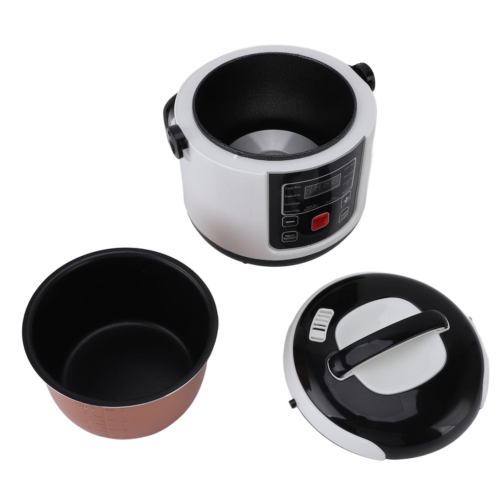 

Car Rice Cooker 2L Portable Stick Proof Multifunctional Mini Rice Cooker with Inner Pot Steam Basket for Travel 12V L