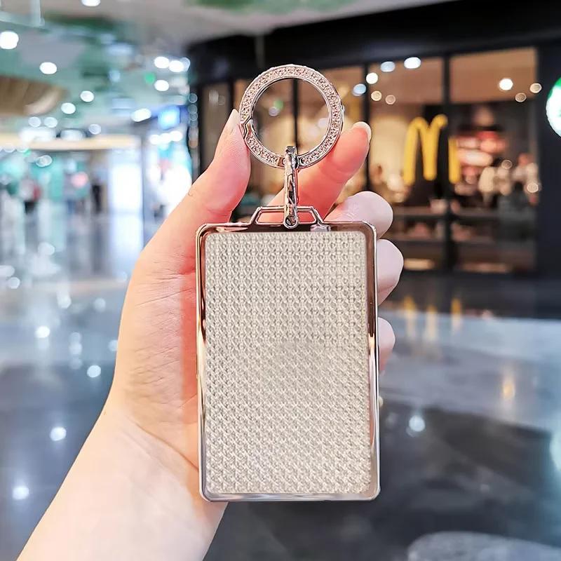 Suitable for NIO ONVO L60 keycase 24 Card car NFC keycover key shell keychain  Cute Bear Keychain Diamond Car Key Holder