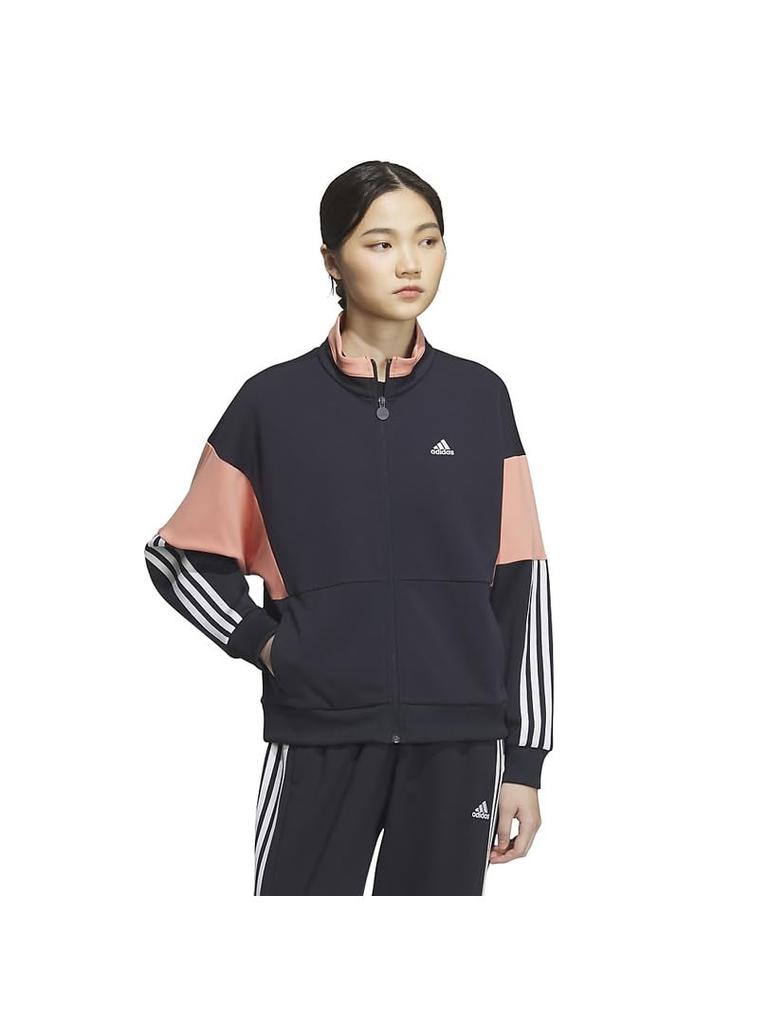 Adidas Team Loose Fit Double Knit Track Legend Clay Size Women's Top, IEH89, Ink/Wonder (IK9874), J/XL